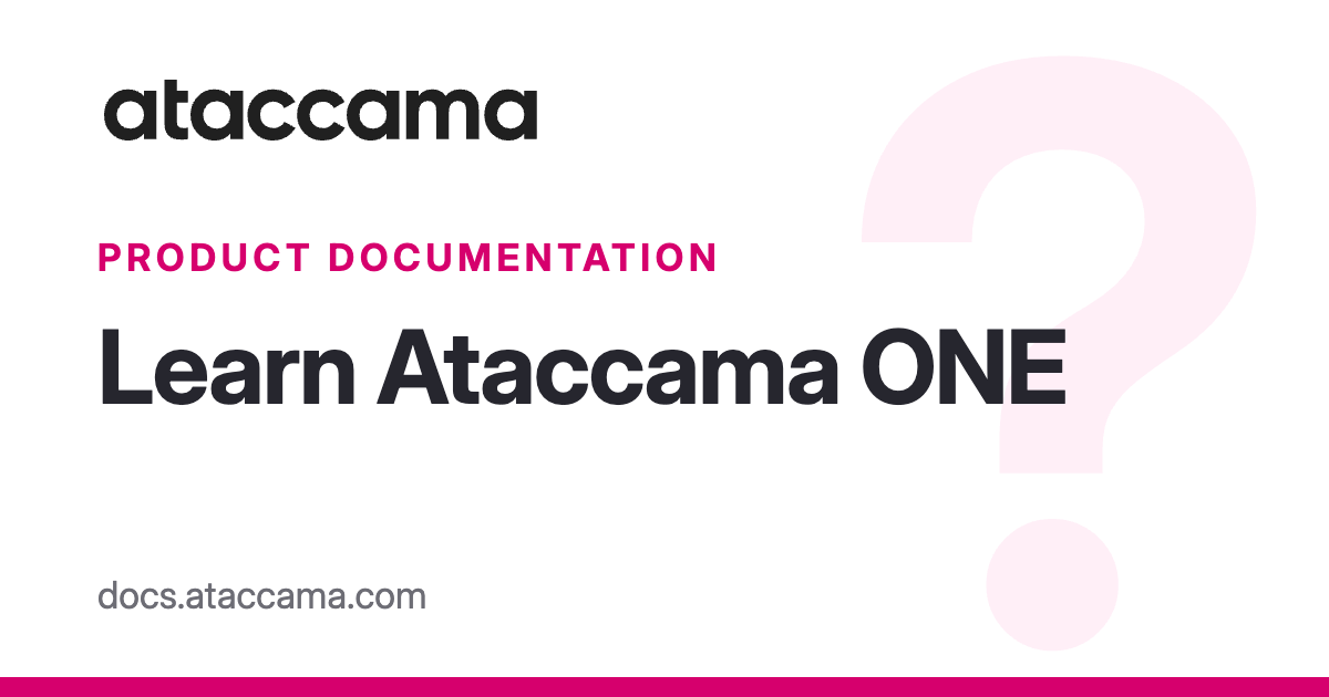 REST API Overview :: Ataccama ONE Agentic