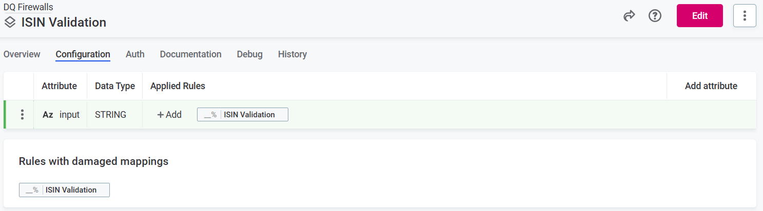 Fix rule mappings