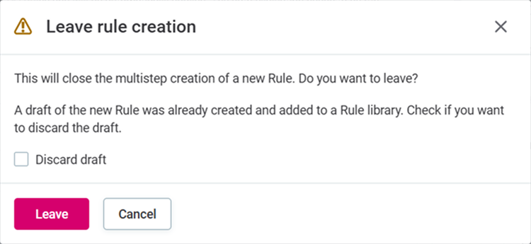 Leave Rule creation