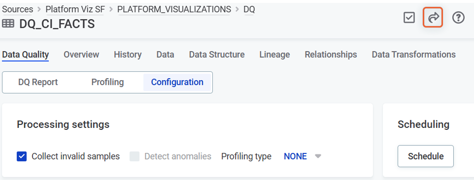 Share primary configuration