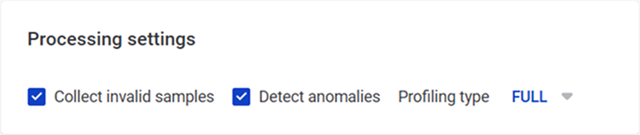 Select full profiling
