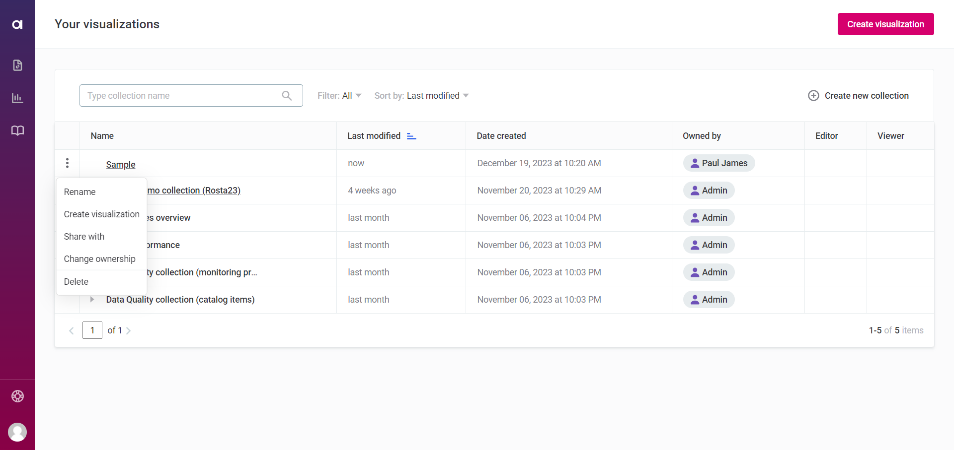 collections modify a collection