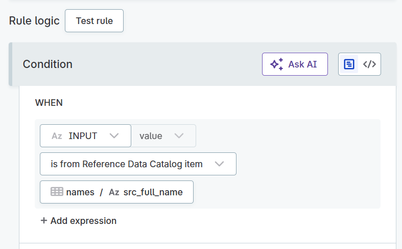 Data-based detection rule configuration