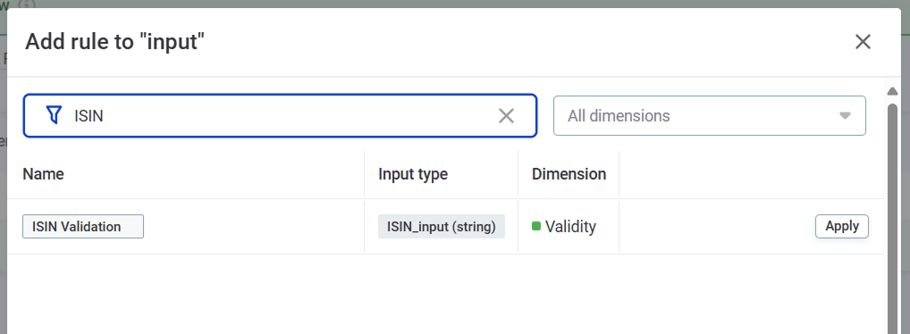 Apply rule to attribute
