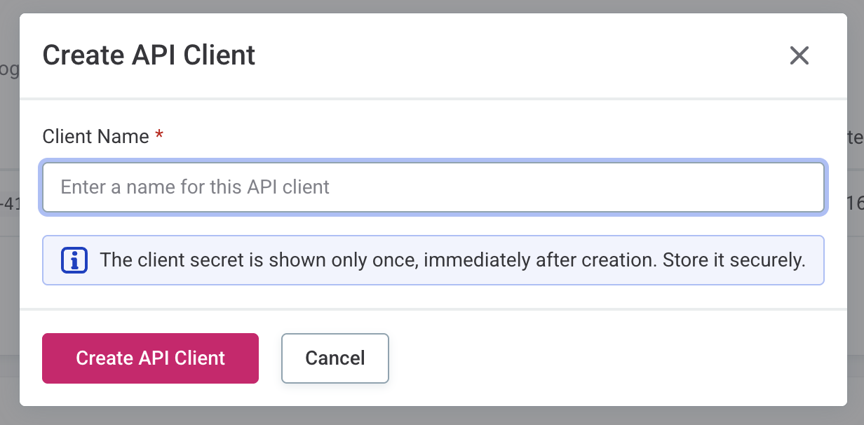 Create API Client