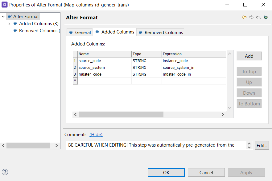 Mapping input attributes to lookup attributes