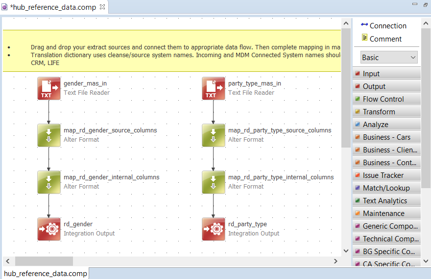 Reference data load plan