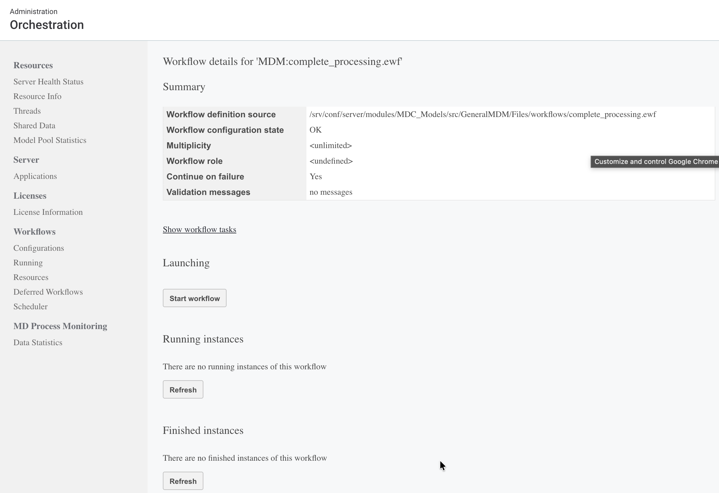 Workflows - Workflow details