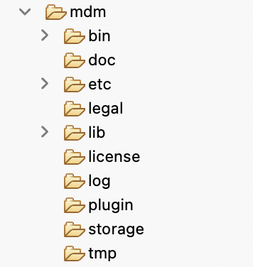 mdm folder contents