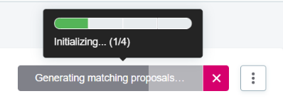 Generating matching proposals