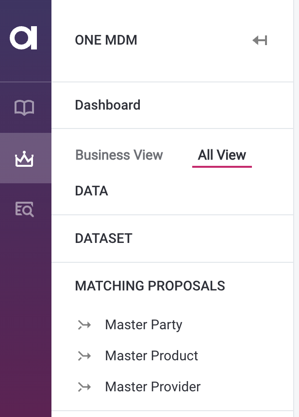Open Matching proposals from All View