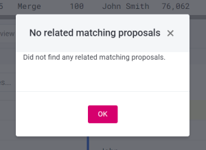 No related matching proposals message