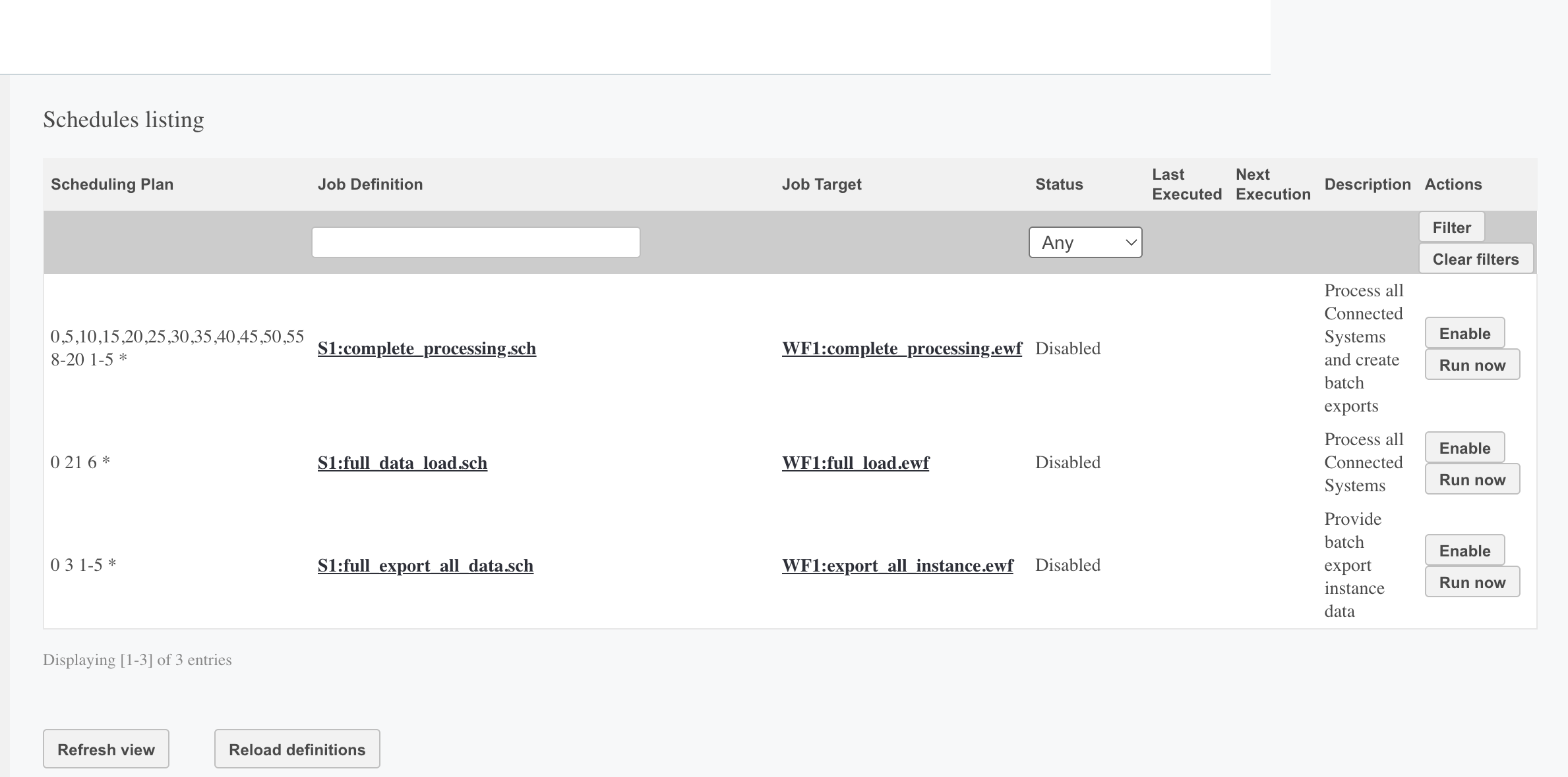 Workflows - Scheduler