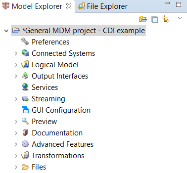 Example project configuration