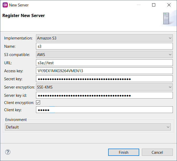 Amazon S3 implementation