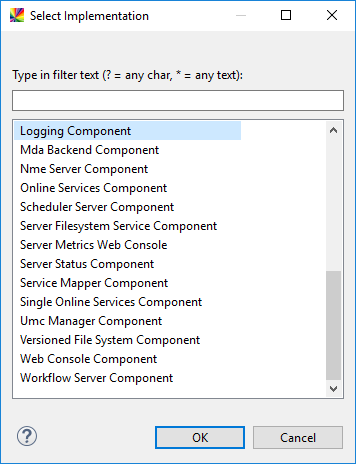 Select server component