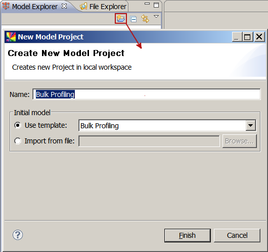 Create a bulk profiling project