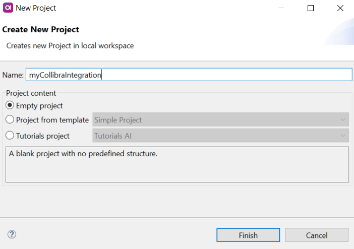 Configure Collibra project