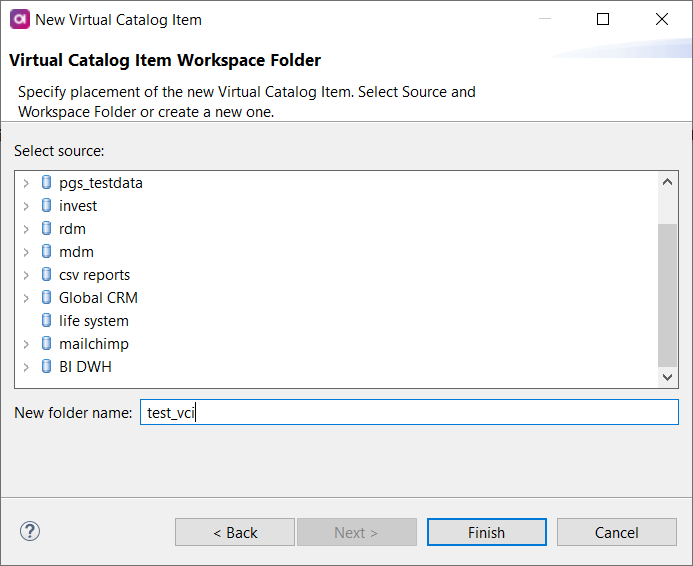 Specify workspace folder