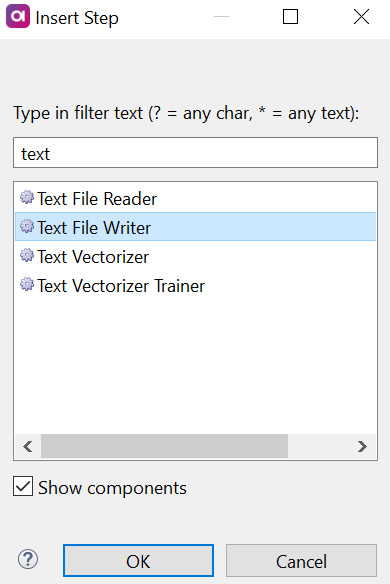 Insert Text File Writer