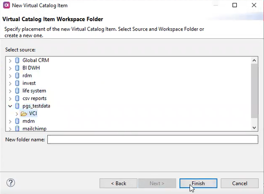 Configure workspace folder