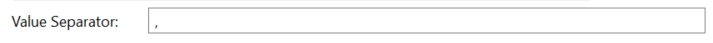 DQ Monitoring Project Aggregation Results - Value separator