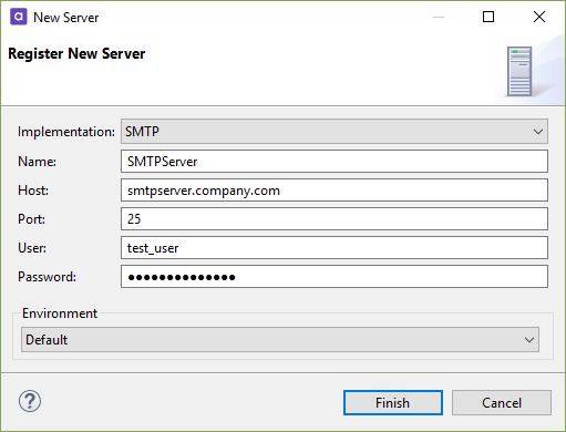 SMTP implementation