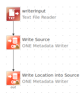 Metadata Writer configuration - Connect steps