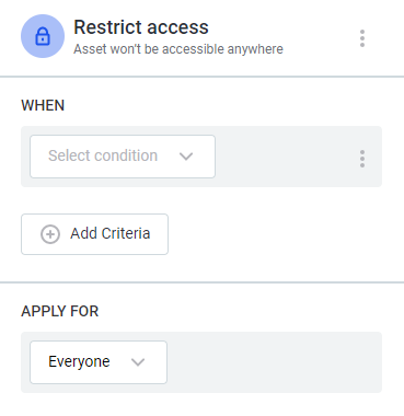 policy management restrict access