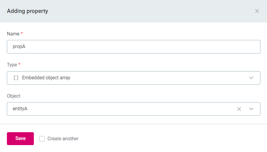 embedded object array example