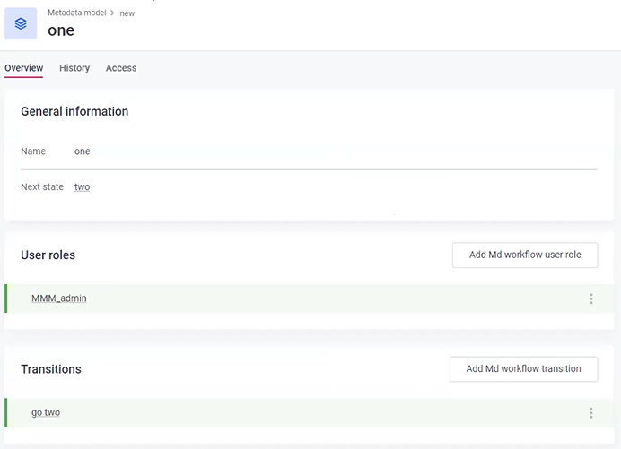 configure approval workflows example state one