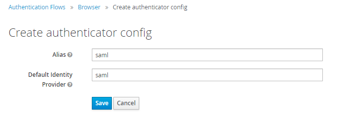 keycloak active directory integration create authenticator config