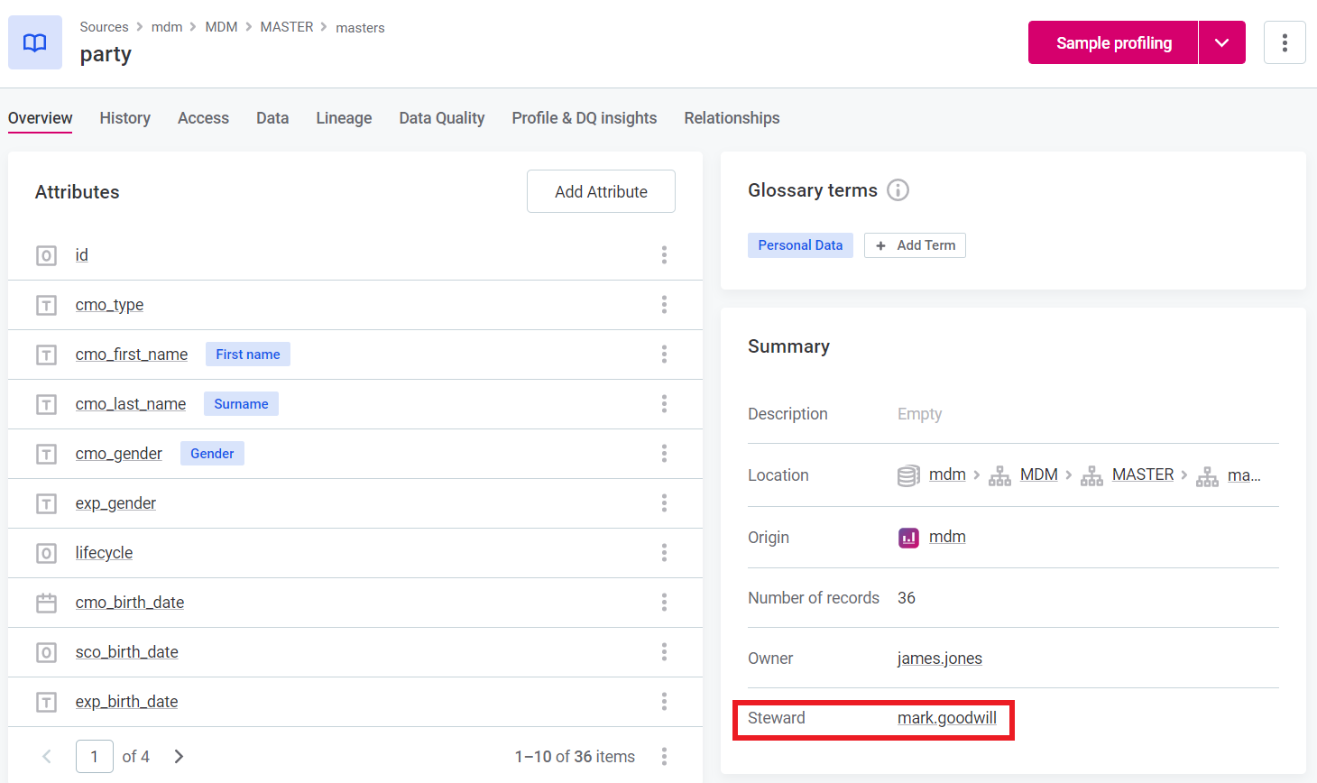 configure full text search steward summary