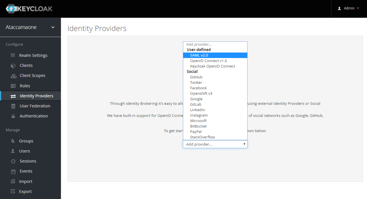 keycloak active directory integration identity provider saml