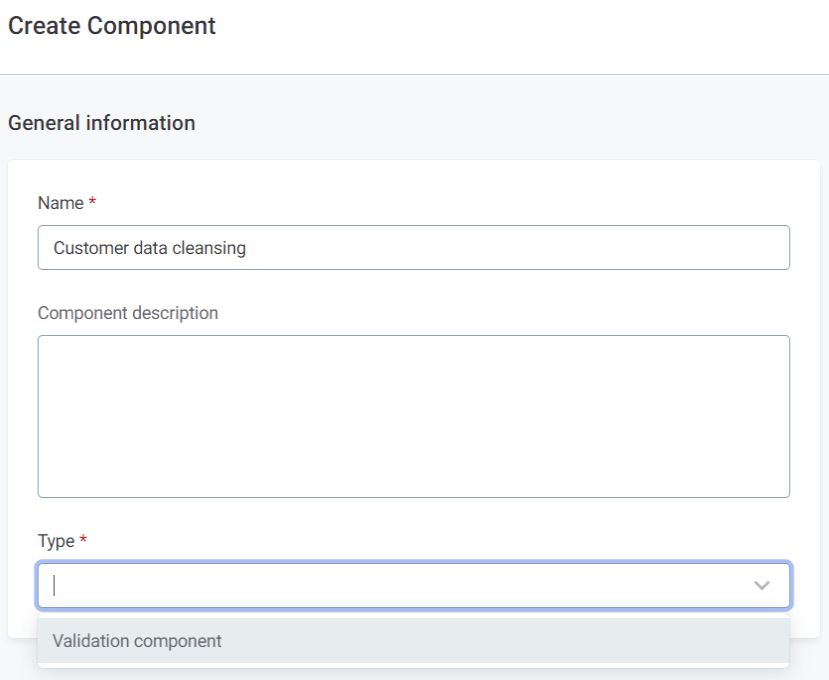 Create component