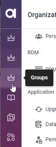 groups entity side panel result