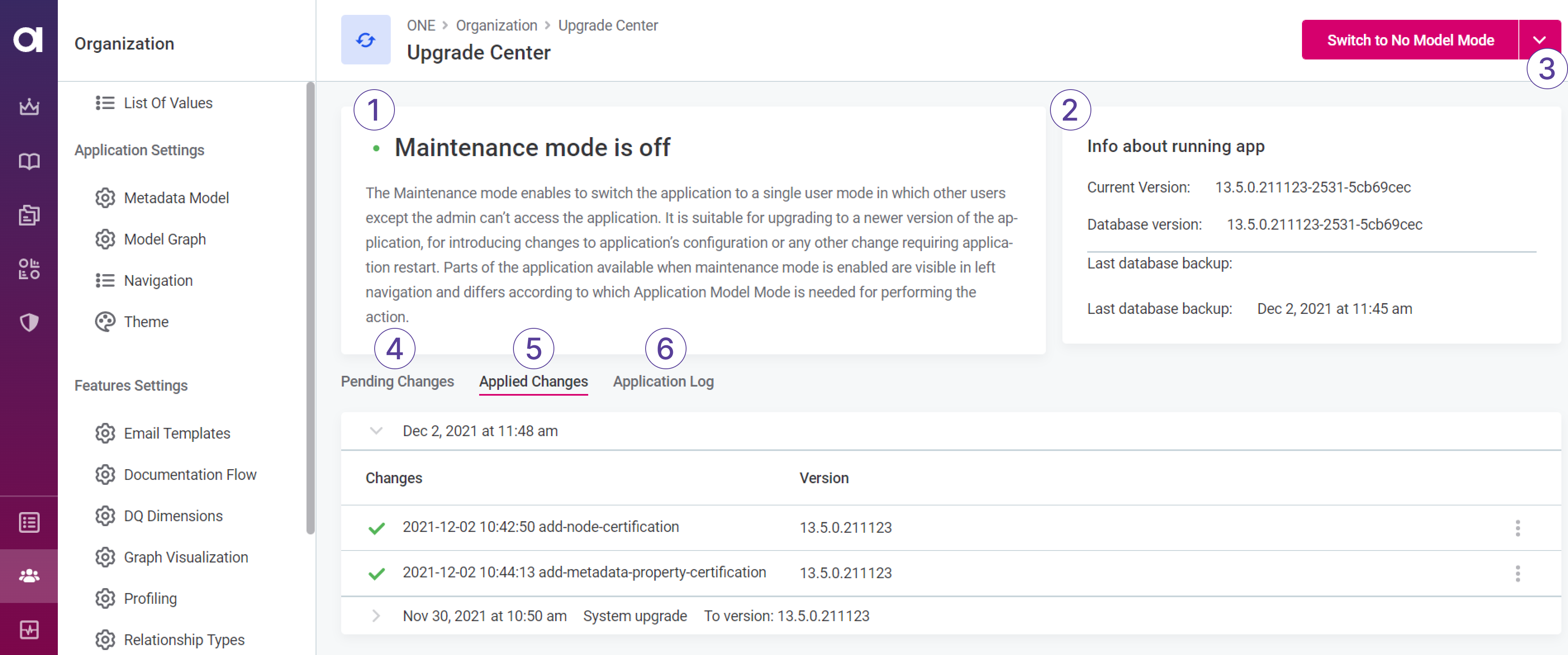 Upgrade Center overview