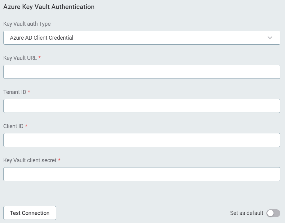 Azure AD client credentials