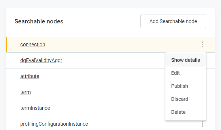 configuring full text search searchable nodes show details