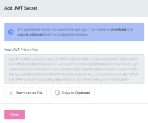 security configuration add jwt secret 02