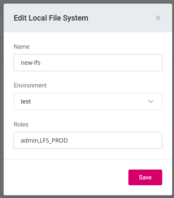 working with local file systems edit local file system