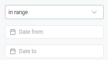 dashboards filters enter values date attributes date range