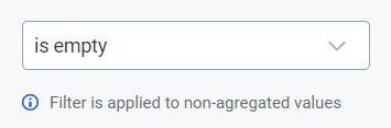 dashboards filters enter values numeric attributes no data