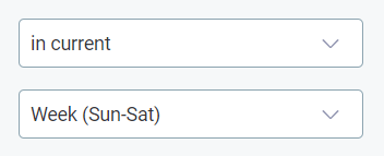 stories filters enter values date attributes current period