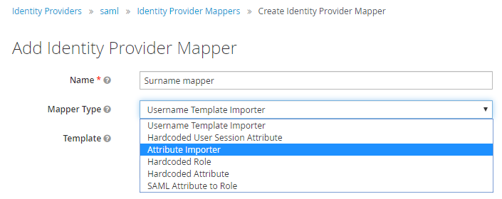 Attribute importer