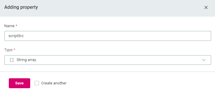 Add property to cspConfiguration entity