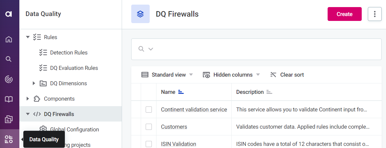 DQ firewalls