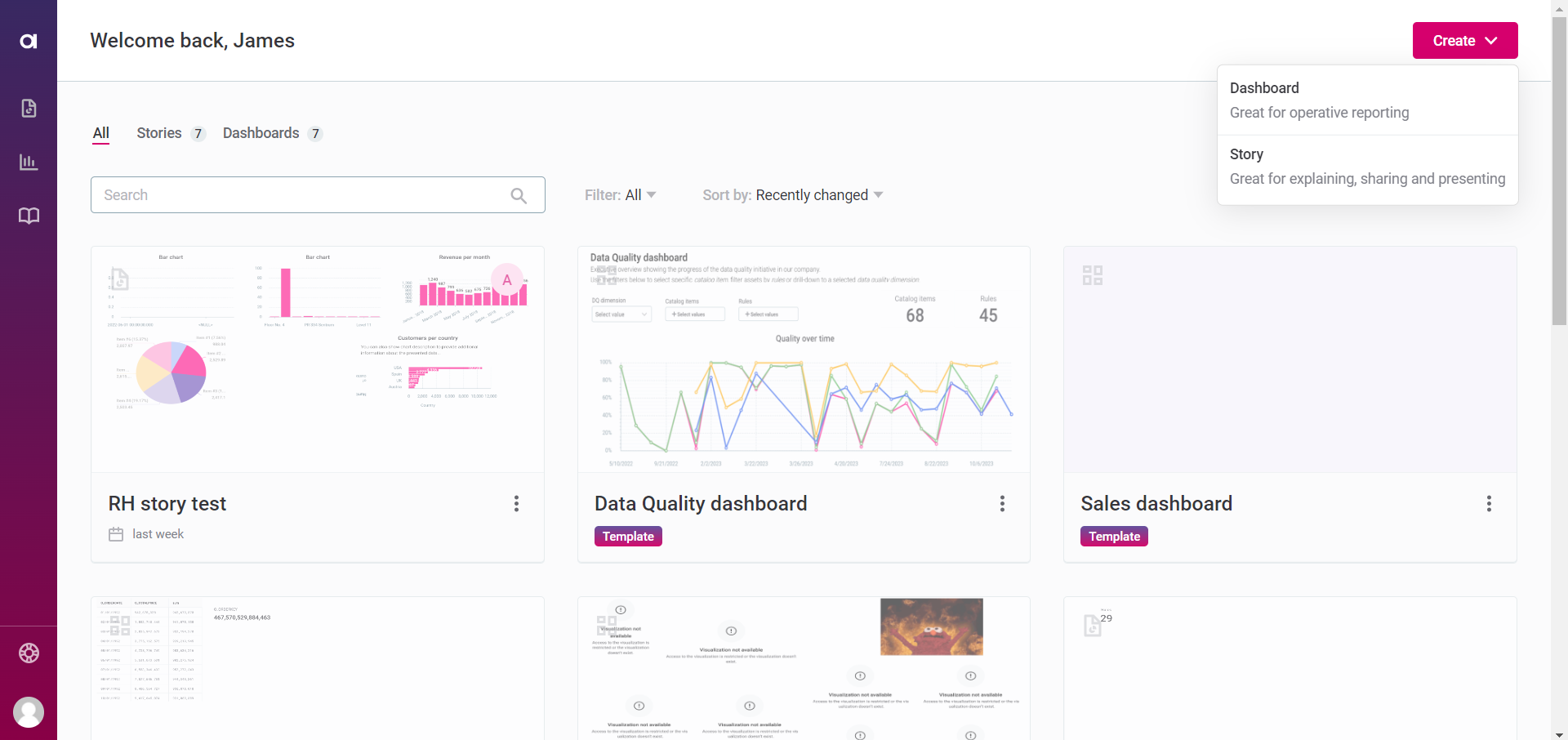 dashboards create dashboard