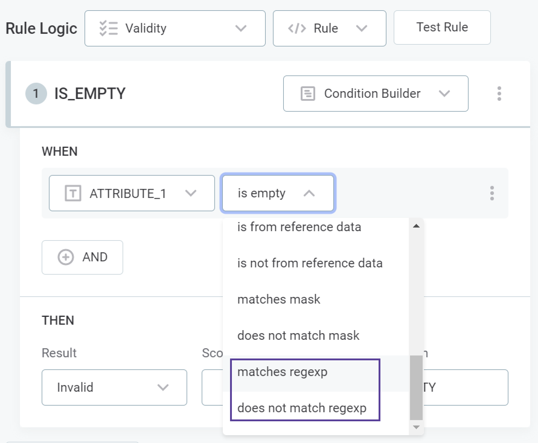 ataccama 13.6.0 release notes new rule condition