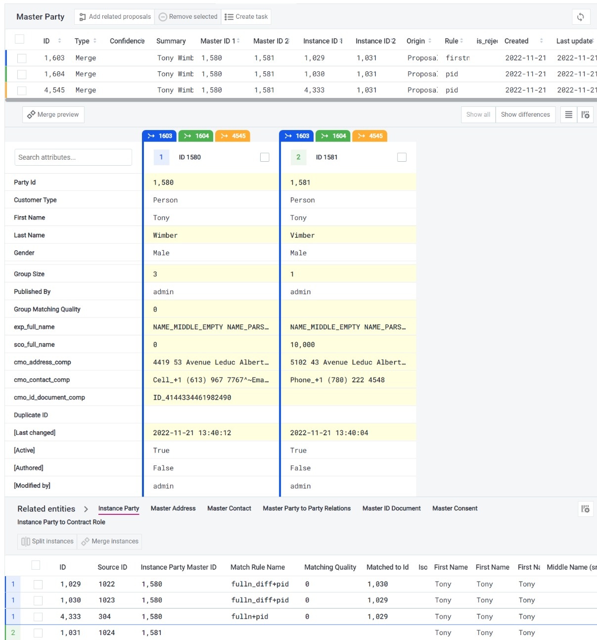 ataccama 14.2.0 release notes mdm matching proposals